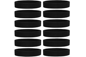 ONUPGO Headband Sports Sweatbands - 3/6/12 Terry Cloth Striped Head Band/Wrist Band Set Athletic Ćwiczenie Koszykówka Headbands Moisture Wicking Bluza Absorbing Band