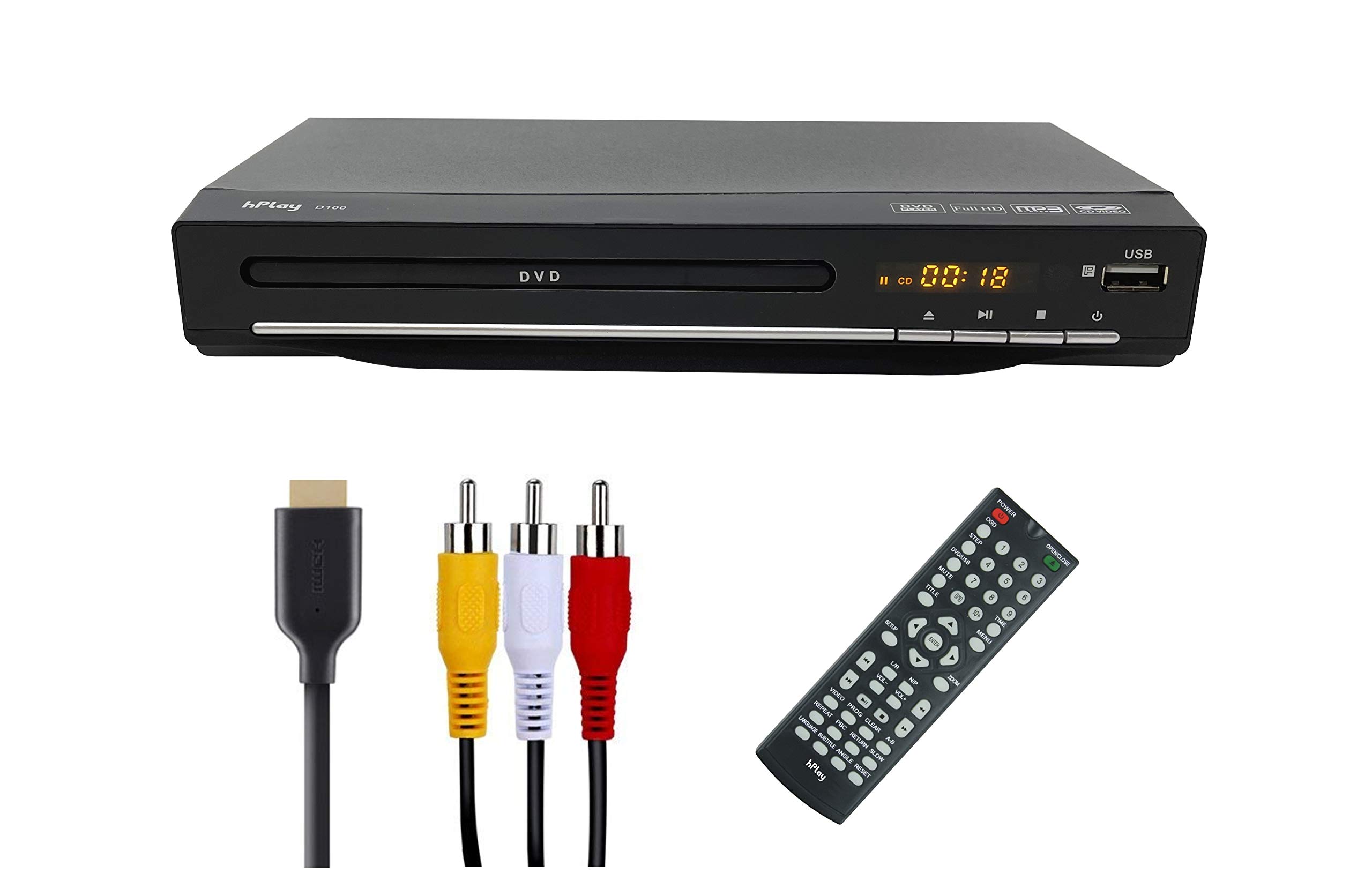 Play Compact Desktop DVD Media Player Review: Region Free, HDMI & RCA Output, USB Port