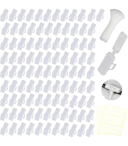 V-TAC Fascette per Cavi in Plastica misura 2.5 mm x 200 mm - Confezione
