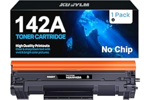 KUPYLM 142A W1420A 142X Cartouche de Toner Compatible pour Toner HP 142A 142X W1420A W1420X pour HP Laserjet MFP M110w Toner M110w M140we M110we M139w M139we Toner (sans Puce, 1 Noir)