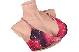 KUMIHO Seins en Silicone Réalistes Prothèses mammaires Seins artificiels pour Crossdresser Transgenre Drag Queen - Neuvième génération - Silicone E Cup Jaune