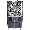 Novamax Gloster 100 L Heavy Duty Desert Air Cooler With 100% Copper Motor, High-Density Honeycomb Cooling Pads, Powerful Air Throw & 3-Speed Control With Auto Water Refill Technology (Grey)