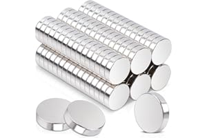 MAGXCENE 100PCS Petits 8x2 mm Aimants Néodyme Aimants Puissants Aimants pour Tableau Magnétique, Réfrigérateur, Tableau Blanc, Images,Carte,Calendrier