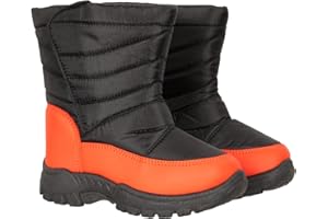Mountain Warehouse Caribou Junior Kids Snow Boots - Snowproof, Fleece Lining, Warm, Insulated, High Traction Sole - Ideal For