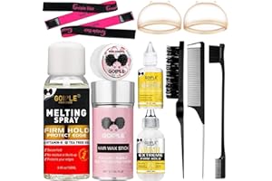 WOZUTUNT Sans Colle Lace Melting Spray For Wigs, 3.4 Fl Oz - Melting Spray Wig Spritz Spray Lace Protège Le Cuir Chevelu, Améliore La Tenue, Formule Naturelle