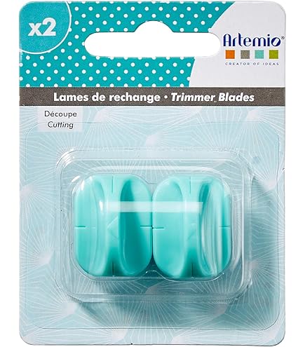 Artemio Circular Rotary Cutter With 2 Blades - 360° Swivel Cutter For Scrapbooking & Paper Crafts