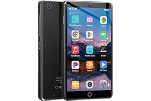 Fanvace 80GB MP3 Player Mit Bluetooth WiFi, 4 Zoll MP4 Player Mit Kamera und Lautsprecher, Android 13 OS MP3 Music Player Mit Spotify Kids, Audible, Amazon Music, Play Store