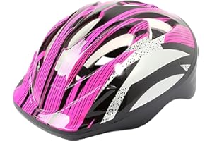 UOZONIT Exclusky Casque de vélo réglable pour enfants de 5 à 12 ans, respirant, réglable, casque de protection (50 à 57 cm)