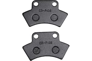 Tbest Bakre Bromsbelägg 2 St för ATV UTV CF500 CF600 | Lågkolf Stålnedre, Harts Semimetallisk Friktion, ATV UTV Passform, OEM