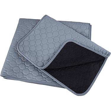 Geyecete Waschbare Welpenunterlagen(2 Stück), Saugfähig Puppy Pads