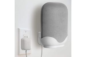 Baaletc Support mural pour haut-parleur, étagère, compatible avec Google Nest Audio, accessoire de support mural - Installation rapide et facile - Peu encombrant - Sans perçage - Construction