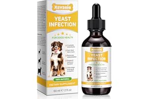 ZTSMSWY Yeast Infection Treatment for Dogs,Dog Yeast Infection Treatment for Itchy Dog Skin Relief,Dog Allergy Relief,Itchy Ear Relief for Dogs,Dog Ear Infection 60ml