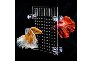 bangminda Divisor de Acuario Separador de Acuario Divisores de Acrílica de Pecera Placa Transparente de Separación de Tanques con Ventosas Separador de Aislamiento de Peces 40 x 30 cm