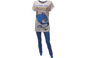 TDP TEXTILES Disney Aladdin Three Wishes Ladies Pyjama