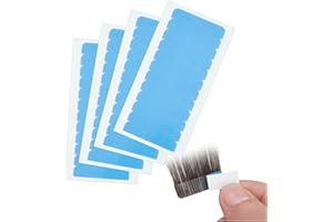 FOHOLA 48 Pcs Hair Extension Tapes, Double Sided Adhesive Hair Tapes for Hair Extensions (48 PCS, Blue)