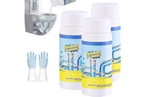 VOKKRV 3 Stück Vollstern Abflussreiniger Schaum Extra Stark, Vollstern Rohrreiniger Extrem Stark, Wild Sink Und Drain Cleaner, Hochwirksamer Rohrreiniger Mit Aktivschaum, für Küche, Bad Toilette und Balkon