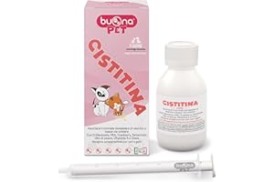 Cistitina Buona Pet 60g Cani e Gatti, Supporta l'Apparato Urinario con D-Mannosio, Cranberry, Tamarindo, Zinco, Semi di pompelmo, Vitamina A, Olio di Pesce, PEA Levagen Plus®, L-teanina, lattobacilli