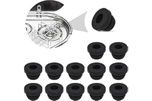 PHATRIP 12 gumowych przepustów, gumowe nóżki, gumowe nóżki, gumowe otwory ochronne do kuchenek kempingowych, kompatybilne z prętami 5 mm firmy Dometic, Smev i Thetford