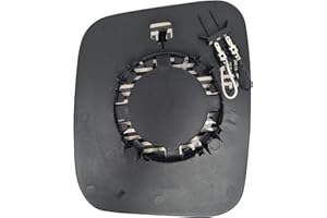 BSSTORE Cristal Espejos para Retrovisor Calefactable Térmico - Compatibile Fiorino/Qubo 08> - Nemo 08> - Bipper 08> (Derecho - Lado del pasajero)