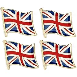 USA & UK Flaggen Aufkleber Set - 2 Stück Vinyl, Je 7,6x5 Cm, Wetterfest Laminiert Für Auto & Mehr