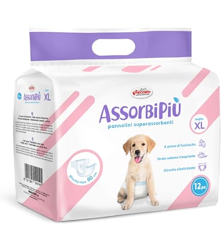 Pannolini Usa E Getta Per Cani Femminili, Super Assorbenti A Incontinenza Vestibilità - 9