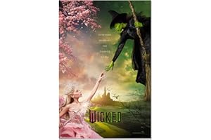 Grupo Erik - Poster Wicked, Affiche du film - 61x91,5cm - Deco Maison, Decoration Murale, Affiche Décorative