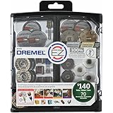 Dremel EZ725 70 Stück Allzweck-Drehwerkzeug Zubehör Set mit Aufbewahrungskit, EZ-Lock und EZ-Trommel für schnellere Zubehörwe
