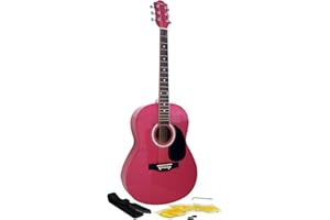 Guitare acoustique Martin Smith avec cordes de guitare, plectres de guitare et sangle de guitare
