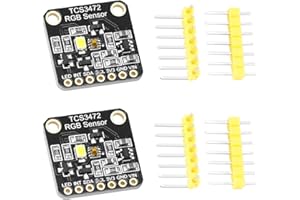TCS-34725 RGB Lichtfarbmodul AYWHP 2 PCS RGB Licht Farbsensor Farberkennungssensor Farbmessgerät fotoelektrischer Sensor kompatibel mit Arduino