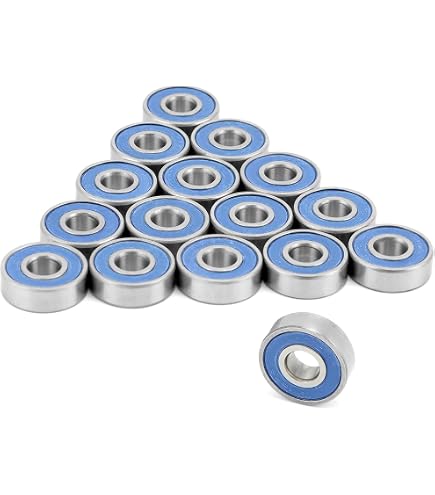 8 Roulements à Billes 608ZZ ABEC-7 - Pour Skate, Roller, Scooter - Double Blindage Métal