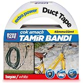 Boss Tape Duct Tape Tamir Bandı Beyaz 48mmx50mt