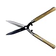 Jon Bhandari Tools 20-Inch Wooden Handle Hedge Shears – Heavy Duty Garden Cutter & Pruning Shears | Bush, Shrub & Hedge Trimmer