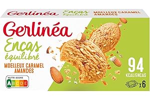 Gerlinéa - Möelleux Caramel Amandes - Encas Équilibré - Riche en Fibres et Source de Protéines - 217397 138 gr