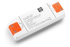 LIGHTEU, Transformateur d'alimentation LED - 75W, 24V DC, 3.13A - Tension constante pour les bandes LED et G4, MR11, MR16 Ampoules LED