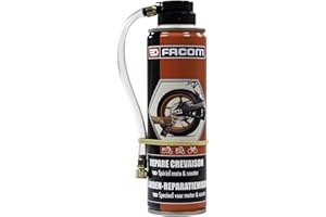 Facom 006091 Répare-Crevaison Moto - Bombe Anti Crevaison 250 ml