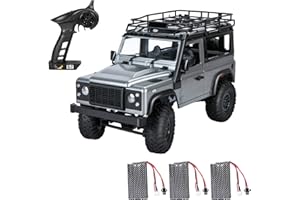 WANXIAO MN 99s 2.4G 1/12 4WD RTR Crawler RC Car Off-Road Truck for Land Rover Vehicle Models 3 Batteries
