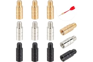 CHGCRAFT 12 Ensembles 3 Couleurs 2g Poids de Fléchettes en Laiton Ajouter des Fléchettes D'Accentuation Kit D'Outils de Fléchettes pour Accessoires de Contrepoids de Fléchettes, Diamètre 4 mm