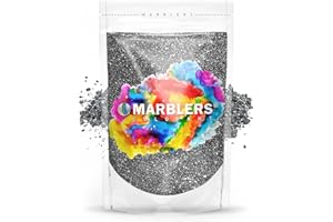 MARBLERS Mica Powder [Midnight Pearl] 3oz (85g) | Cosmetic Grade | Epoxy Resin Pigment | Dye | Non-Toxic, Vegan, Cruelty-Free | Nail Art | Slime, Bath Bomb, Candle & Soap Making