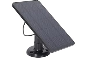 10W Solpanel för Utomhusövervakningskamera Micro-USB Solpanelladdare för Batterikamera