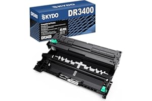 SKYDO DR3400 Tamburo (Solo unità tamburo) Compatibile con Brother DR-3400 Tamburo per Toner Brother HL-L5100DN HL-L5000D HLL5100DN HL-L5200DW DCP-L5500DN MFC-L5750DW DCP-L6600DW MFC-L6800DW
