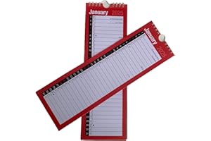 SONNET SIGNS 2025 Large Calendar Planner Month to View Easy View Desk Planner Wall Calendar (Slim Month to View)