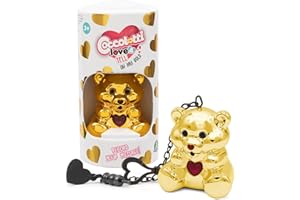 Coccolotti, Ourson intéractif Oh My Gold!, Effets Sonores et Lumineux, Modèle Doré, pour Les Enfants dès 3 Ans, CCL453