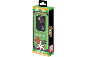 MY ARCADE Galaga Pixel Player : Jeu vidéo Galaga sous Licence Officielle, Porte-clés d'arcade Portable, Jeux pour Enfants et Adultes