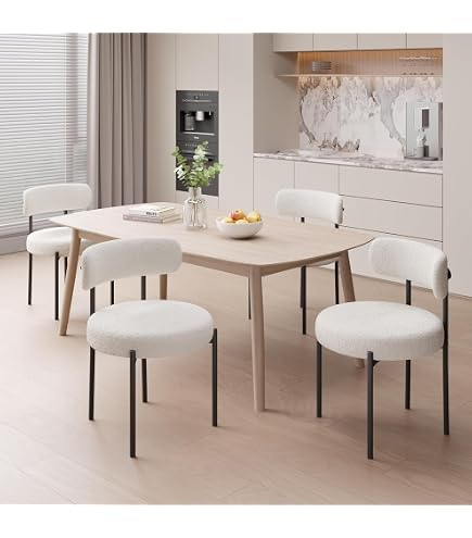 PAMASE 4er-Set Stuhlschoner Aus PVC – Transparent, Wasserdicht, Mit Rückenlehne, Für Esszimmerstühle