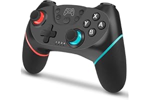 YCCTEAM Wireless Switch Controller for Tears of Kingdom, Switch Pro Controller with Dual Shock for Switch/Switch Lite/Switch OLED/PC, Pro Controller Switch Remote with Turbo/Motion Control