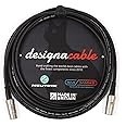 designacable.com 10m - Black Flexible Midi Lead - Handmade in the UK using Van Damme XKE Cable & Rean NYS322 5 Pin DINs.