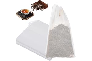 Nogeqi 30 sacchetti per spezie da 25 x 15 cm, per cucinare, in tessuto non tessuto, riutilizzabili