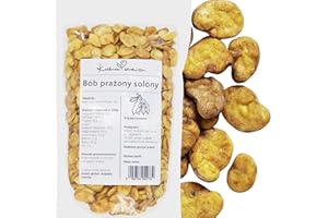Fèves Grillées Salées Naturelles 250g – Snack Croquant Et Protéiné, Saveur Authentique Et Légèrement Salée – Idéal Pour L’Apéritif – Kuchnia Zdrowia