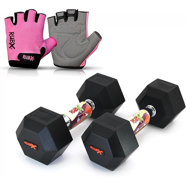 Buy FITNACE HEX DUMBBELL 3KG SINGLE PC HEXA DUMBBELL RUBBER COATED