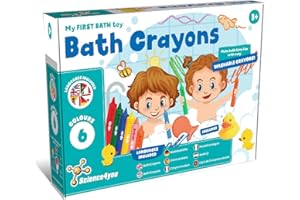 Science4you Lápices de Baño para Niños 3+ Años, Pintura de Baño es un Juguete Creativo, Experimento de Ducha más Divertida y Colorida, Regalo de Manualidades para Niños y Niñas de 3 4 5 6+ Años